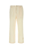Pantalone miscela viscosa crema nanushka