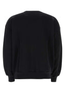 Botter schwarzer Baumwoll -Sweatshirt