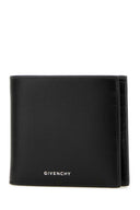 Givenchy czarna skórzana portfel