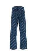 Umbro gedruckte Dehnungs -Jeans