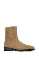 Salvatore Ferragamo Cappuccino Wildleder Gerald Knöchelstiefel