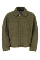 Chaqueta acolchada de poliéster verde del ejército wooyoungmi