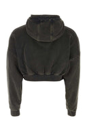 Entire Studios Charcoal Cotton Oversize Sweatshirt