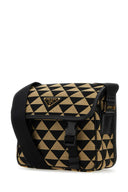 Prada Embroidered Fabric Prada Symbole Crossbody Bag