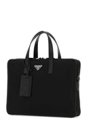 Prada zwarte nylon korte tas