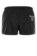 Prada Black Re Nylon Swimming Shorts