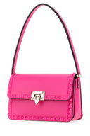 Valentino Garavani Pink PP Leder Rockstud -Umhängetasche