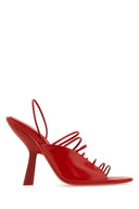 Salvatore Ferragamo in pelle rossa sandali altaire