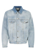 Vtmnts hellblaue Denim Paris Jacke