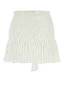 Loewe Paula's Paula au crochet blanc Ibiza S Ibiza Minijupe