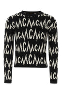 MCM Black Cashmere Mischpullover