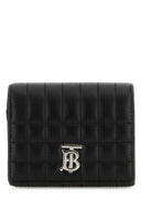 Burberry in pelle nera piccola portafoglio lola