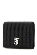 Burberry in pelle nera piccola portafoglio lola