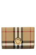 Portafoglio di tela stampato Burberry