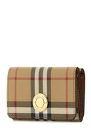 Portafoglio di tela stampato Burberry