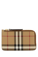 Porta della scheda tela stampata Burberry