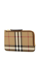 Porta della scheda tela stampata Burberry