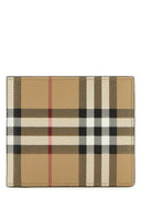 Portafoglio di tela stampato Burberry