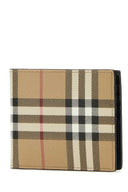 Portafoglio di tela stampato Burberry