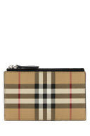 Portafoglio di tela stampato Burberry