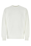 Burberry White Cotton Sweatshirt