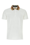 Burberry White Piquet Polo衬衫