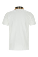 Burberry White Piquet Polo衬衫
