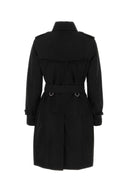 Burberry Black Polyester Trench Coat