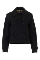 Burberry Black Gabardine Trench