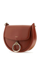 Chloe Brick Leather Small Arlene Crossbody Bag