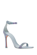 Amina Muaddi Embellished Satin Kim Sandals