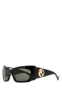 Schwarze Gucci-Acetat-Sonnenbrille