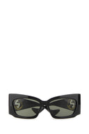 Schwarze Gucci-Acetat-Sonnenbrille