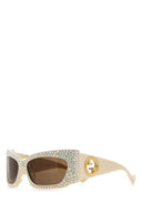 Occhiali da sole in acetato decorato Gucci