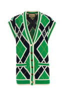 Giubbotto di cotone ricamato Gucci