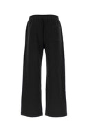 Aus weiße schwarze Baumwolljogger