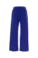 Off White Blue Cotton Joggers