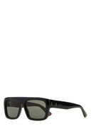 Schwarze Gucci-Acetat-Sonnenbrille