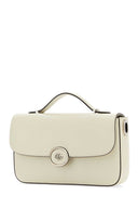 Gucci Ivory Leather Small Petite Gg Handbag