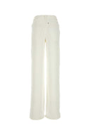 Givenchy Elfenbein Viskose und Jeans Jeans
