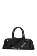 Valentino Garavani Black Leather Rockstud East West Handbag
