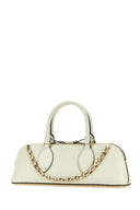 Valentino Garavani Ivory Leather Rockstud East West Handbag