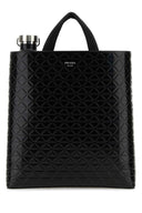 Prada Black Leather Shopping Bag