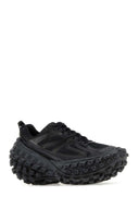 Balenciaga Black Nylon And Mesh Bouncer Sneakers