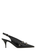 Balenciaga Black Leder Cagole Pumps