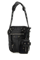 Balenciaga Black Leder Le Cagole Männer Crossbody Tasche