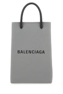 Balenciaga Grey Leather Phone Case