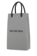 Balenciaga Grey Leather Phone Case