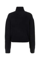 Maglione di miscela alpaca nera blumarine