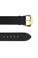 Alexander McQueen Black Ledergürtel
